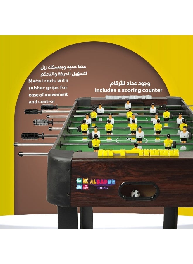البدر طاولة كرة قدم للمنزل للأطفال والكبار, طاوله فريرة للاستخدام العائلي داخل المنزل والخارج, لعبة فريره من البدر - Image 4