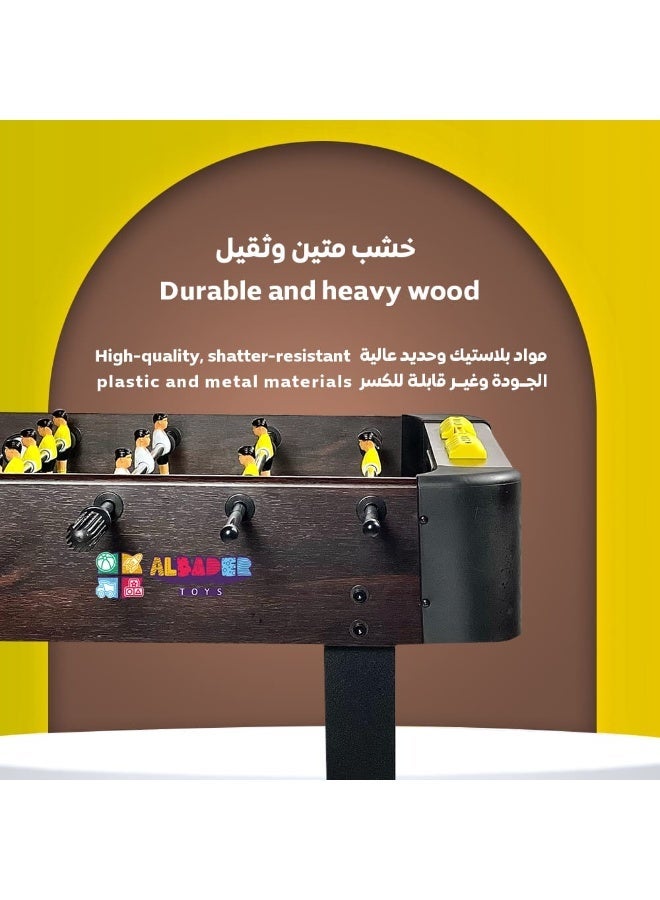 البدر طاولة كرة قدم للمنزل للأطفال والكبار, طاوله فريرة للاستخدام العائلي داخل المنزل والخارج, لعبة فريره من البدر - Image 3