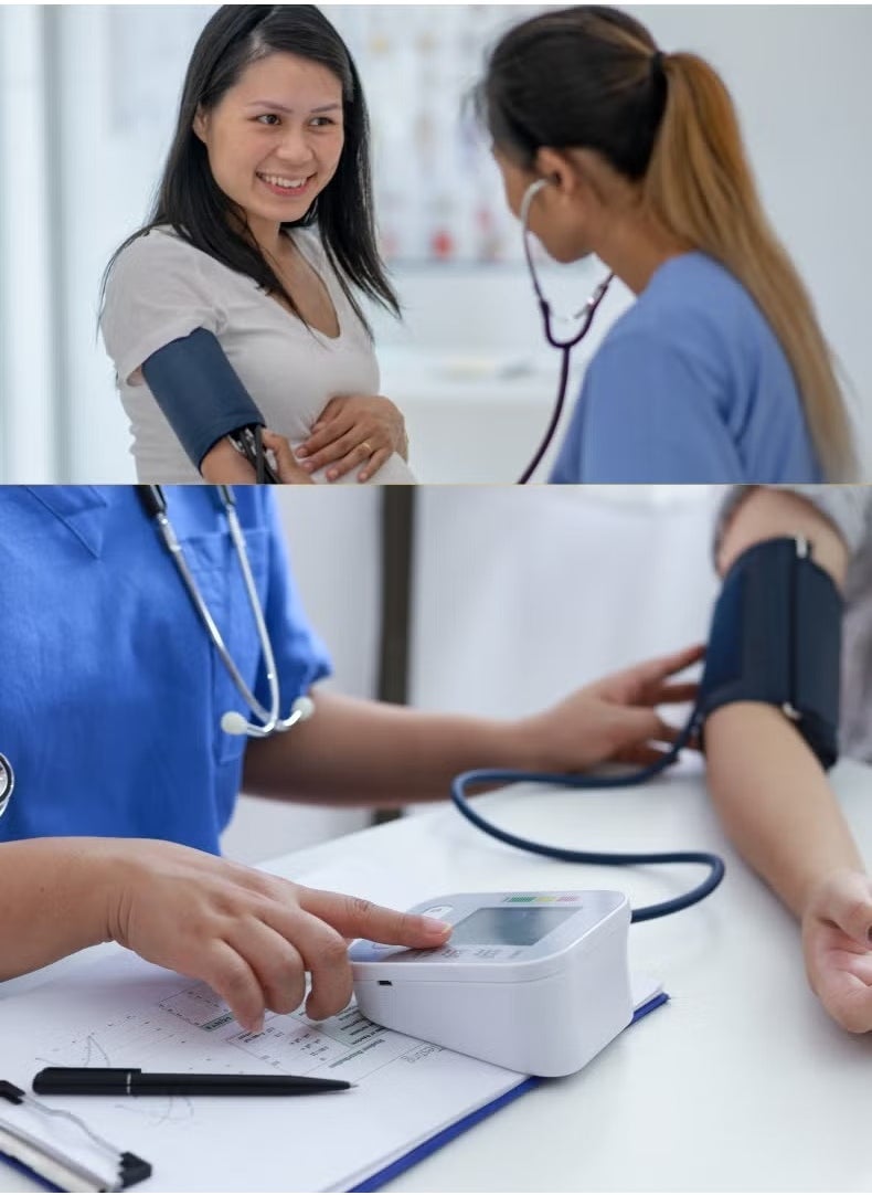 JAJEEK - Digital Blood Pressure (BP) Monitor – LCD Display & Voice Function, Accurate & Easy-to-Use, Portable with 3-Month Warranty, Ideal for Home Use - Image 1