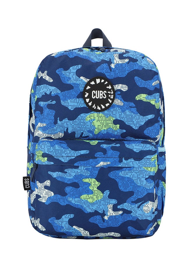 CUBS Camouflage Waterproof Kids 28L Backpack with zip closure Ideal for 6-12 years age group, Compatible with 15" Laptop - Image 1