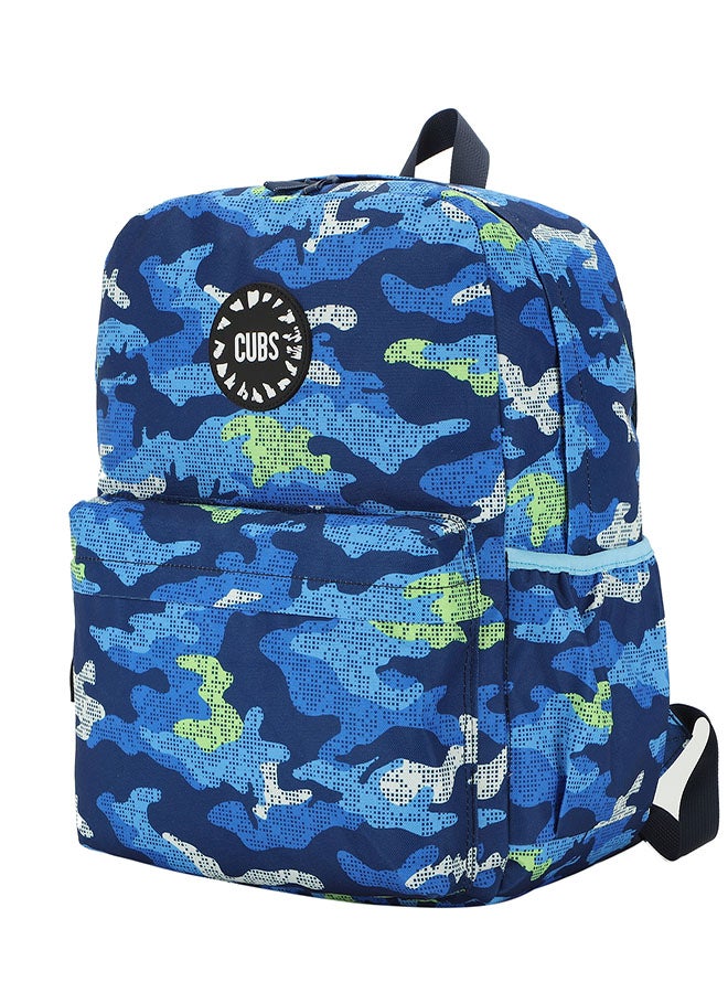 CUBS Camouflage Waterproof Kids 28L Backpack with zip closure Ideal for 6-12 years age group, Compatible with 15" Laptop - Image 2