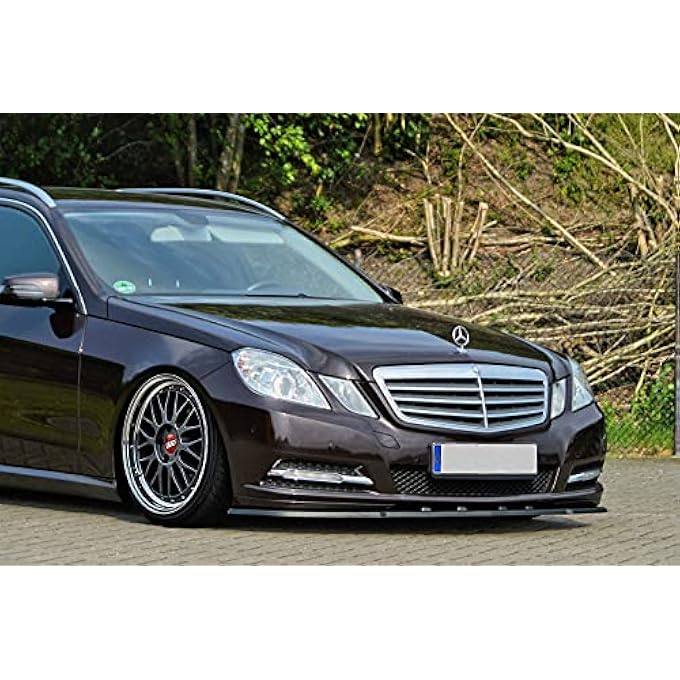 ProTuning Black Gloss Front Bumper spoiler/skirt/valance For MB E Class W212, C207, A207 2009-2013 - Image 2