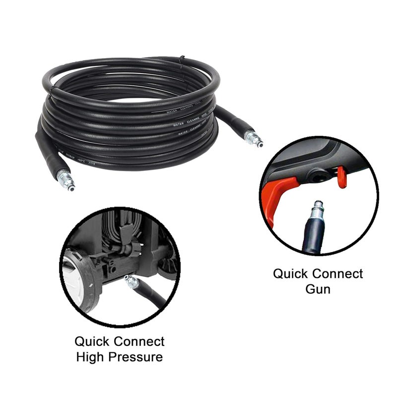 VMTC خرطوم متوافق مع غسالة السيارات عالية الضغط من بوش أكواتاك/AQT (5 متر) - Image 2