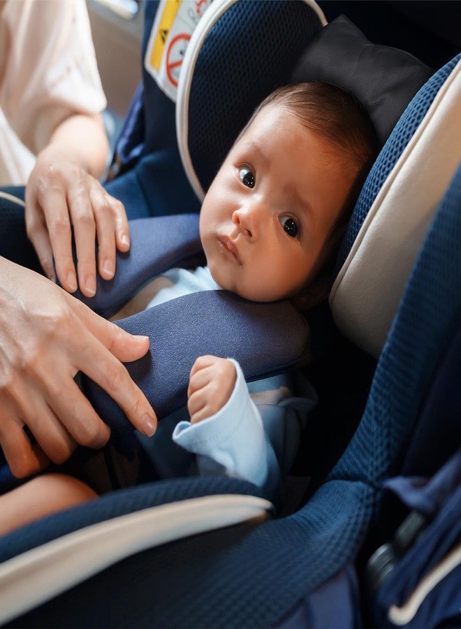 Tegeme تغيم 4 قطع غطاء رأس مقعد السيارة من الساتان للأطفال غطاء رأس ناعم من الحرير لحماية شعر الأطفال الرضع أثناء النوم للبنين والبنات - Image 5