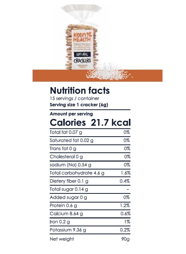 Keen Health Natural Crackers  - Image 2