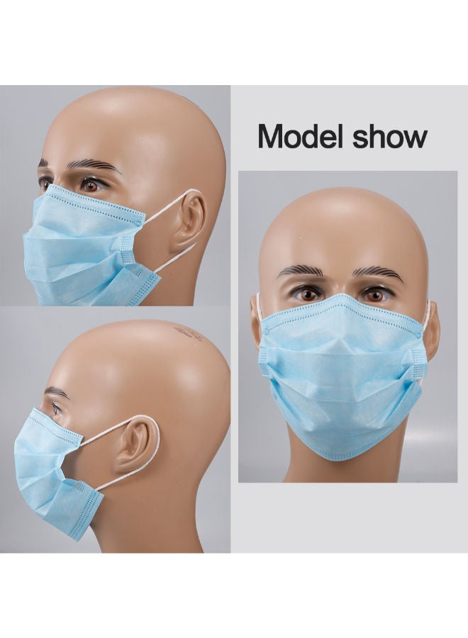 NIBEMINENT 10-Piece 3-Layer Disposable Safety Face Mask - Image 4