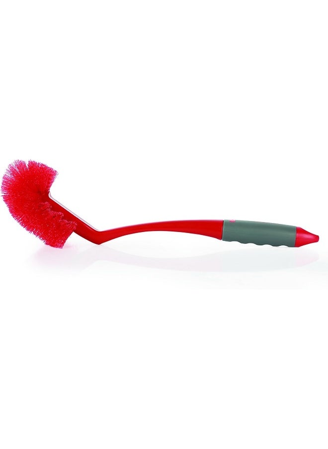 Kleeno - Kleeno Cello Angular Toilet Brush Set (Red and Grey, 2-Pieces) - Image 1