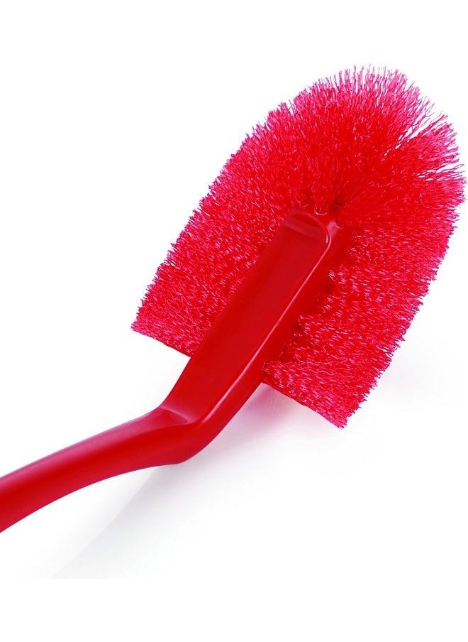 Kleeno - Kleeno Cello Angular Toilet Brush Set (Red and Grey, 2-Pieces) - Image 1