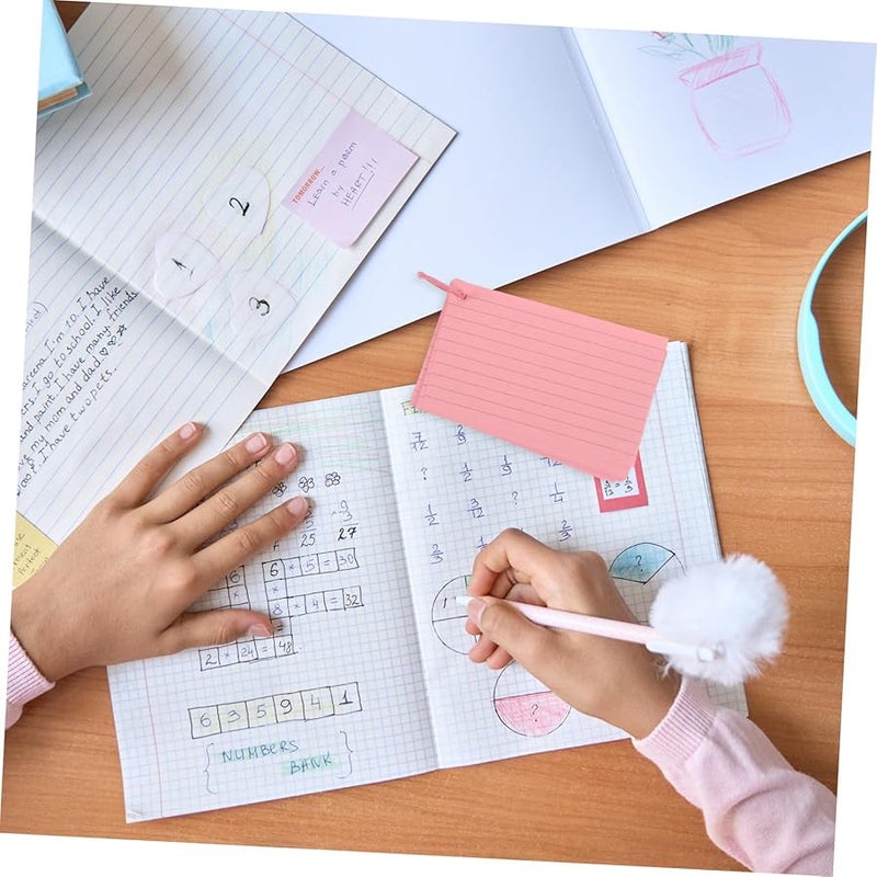 بطاقات فهرس مثقوبة مسبقًا 1 مجموعة بطاقات تعليمية محمولة لدراسة مفردات التذكير - Image 4