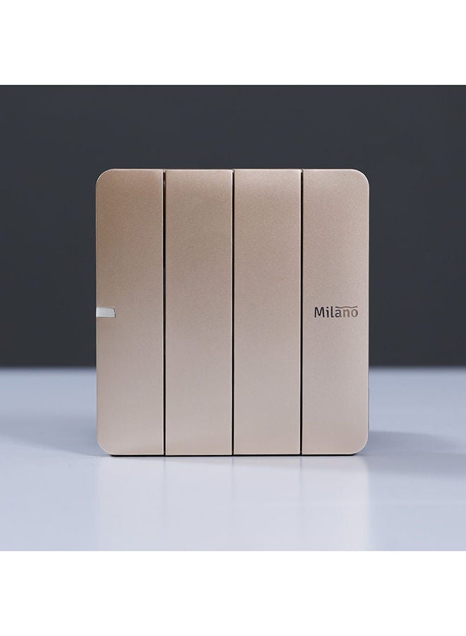 DANUBE HOME دانوب هوم - ميلانو 10 أمبير 4 عصابة 1 طريقة مفتاح Gd Ps - Image 1