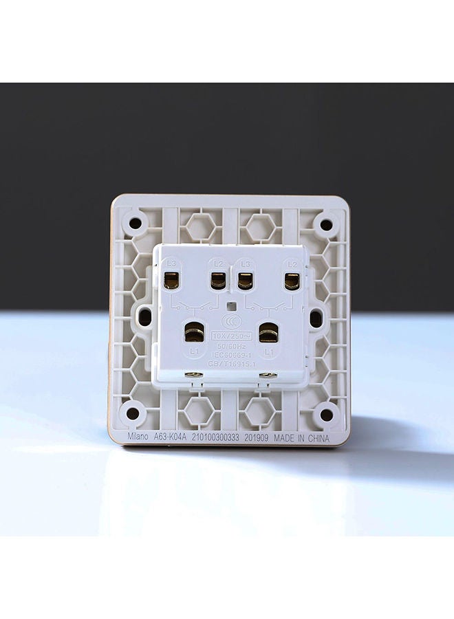 DANUBE HOME دانوب هوم - ميلانو 10 أمبير 4 عصابة 1 طريقة مفتاح Gd Ps - Image 4