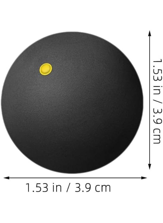Arabest 3 Pack Single Dot Squash Training Balls High Bounce Rubber Balls for Indoor Outdoor Practice and Racquetball Training - Image 4