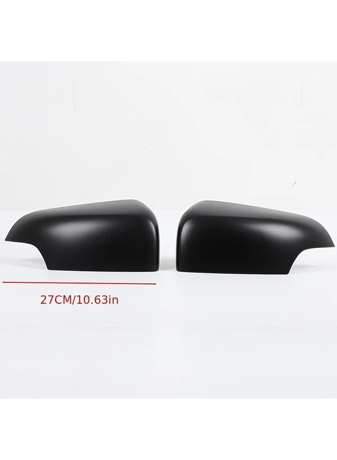 Matte Black Rearview Mirror Cover for Ford Ranger 2012-2022 Turn Signal Decoration - Image 2