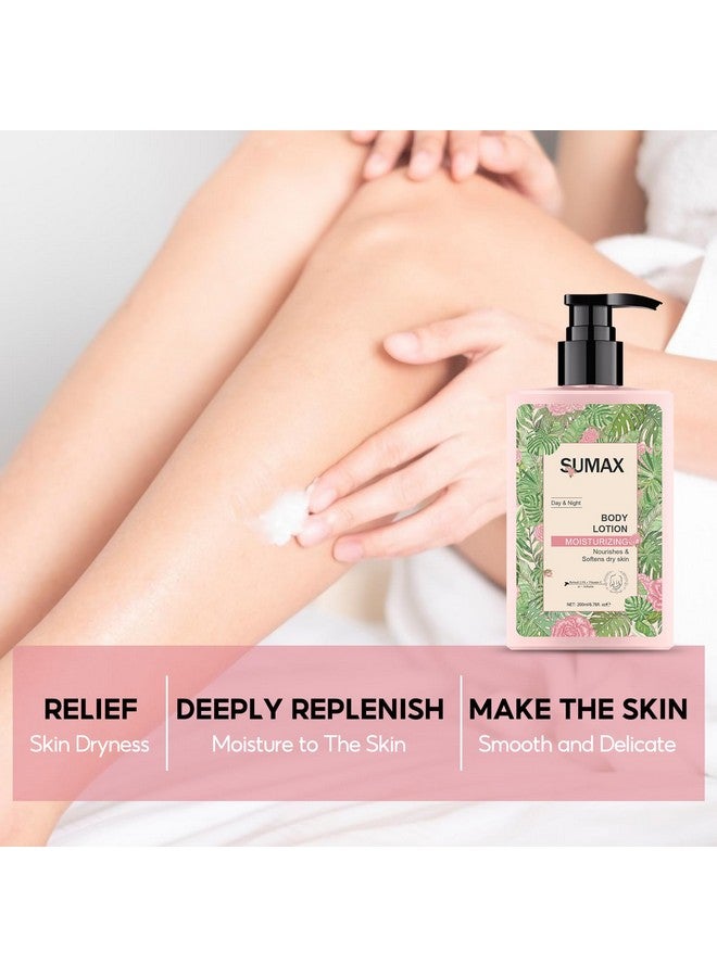 سوماكس لوشن مرطب للجسم تركيبة طبيعية امتصاص سريع لوشن مغذي ومرطب للجسم يمنع ويصلح البشرة الجافة للنساء والرجال - Image 3