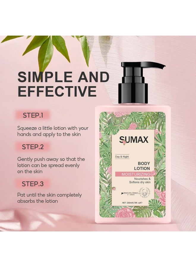 سوماكس لوشن مرطب للجسم تركيبة طبيعية امتصاص سريع لوشن مغذي ومرطب للجسم يمنع ويصلح البشرة الجافة للنساء والرجال - Image 5