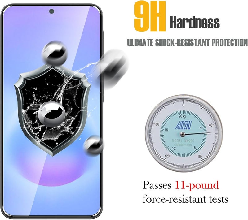 TWEGGON 2pc Pack Screen Protector Samsung A57, Tempered Glass Screen Protector for Samsung Galaxy A57 Clear - Image 5