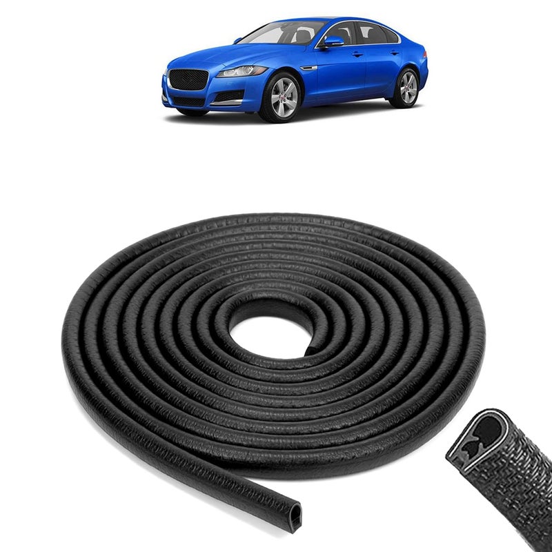 AOSIS - Jaguar XFS Car Door Edge Protector U-Shaped Rubber, Built-in Steel, 5 Meter - Image 1