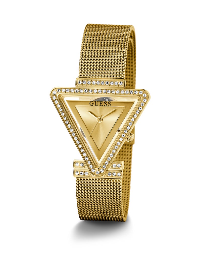 Guess Women's Gold Analog Stainless Steel Strap Watch - GW0508L2 - Image 3