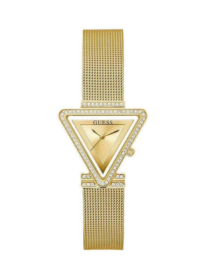 Guess Women's Gold Analog Stainless Steel Strap Watch - GW0508L2 - Image 1