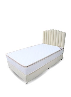 Bed and Mattress Zone Springhly Fingers Divan Bed 200x120 Double Size Beige Color  - Image 2