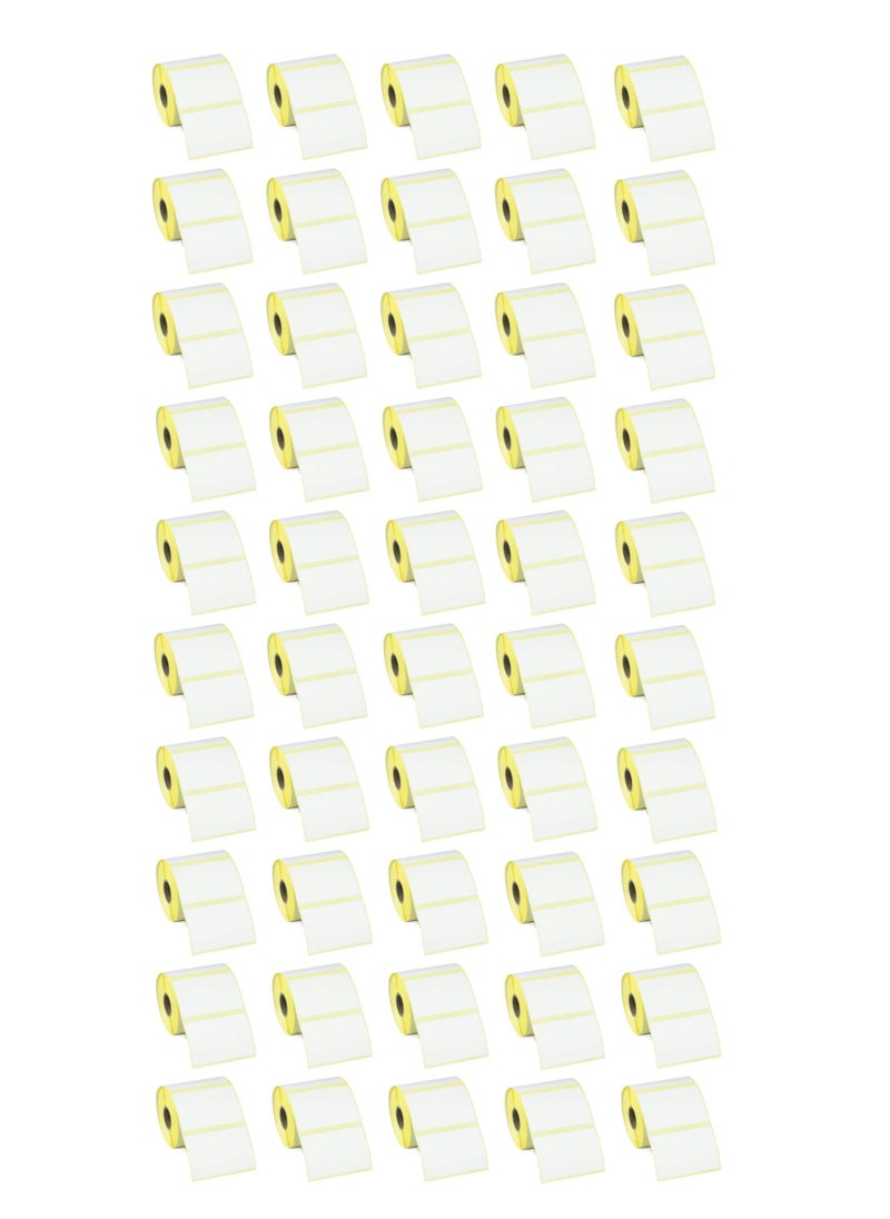 Generic 50 Rolls Thermal Labels 76mm X 50mm, 25mm core, (1000 labels-roll)  - Image 2