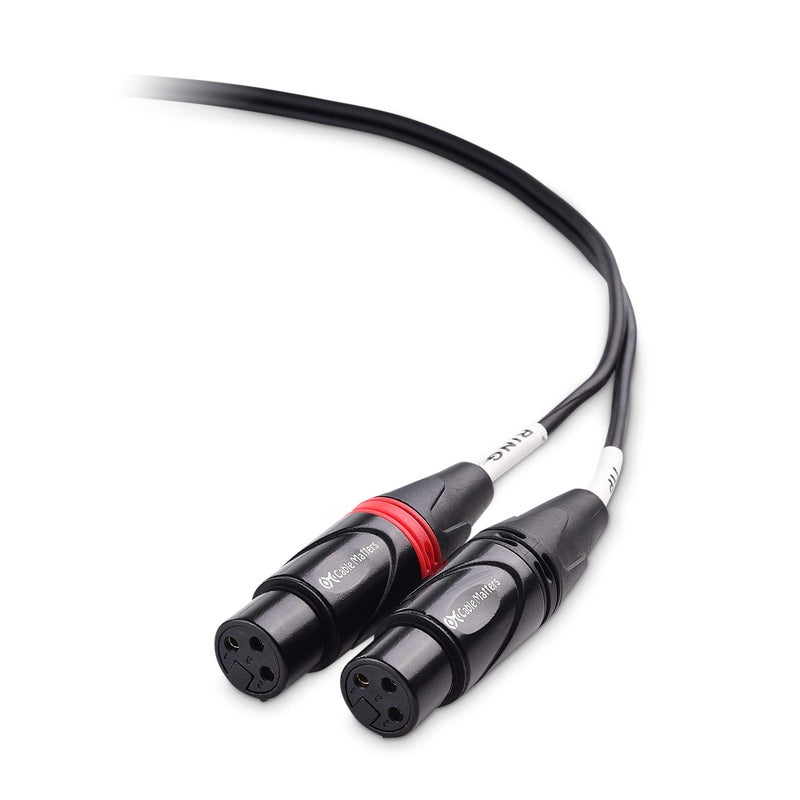 Cable Matters 3.5mm 1/8 Inch TRS to 2 XLR Cable 10 ft, Male to Female Aux to Dual XLR Breakout Cable - Image 4