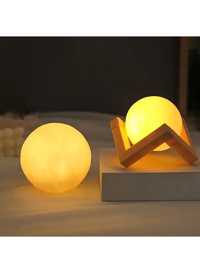 Large Moon & Sun Night Light Battery Powered Warm Glow Lamp - Image 2