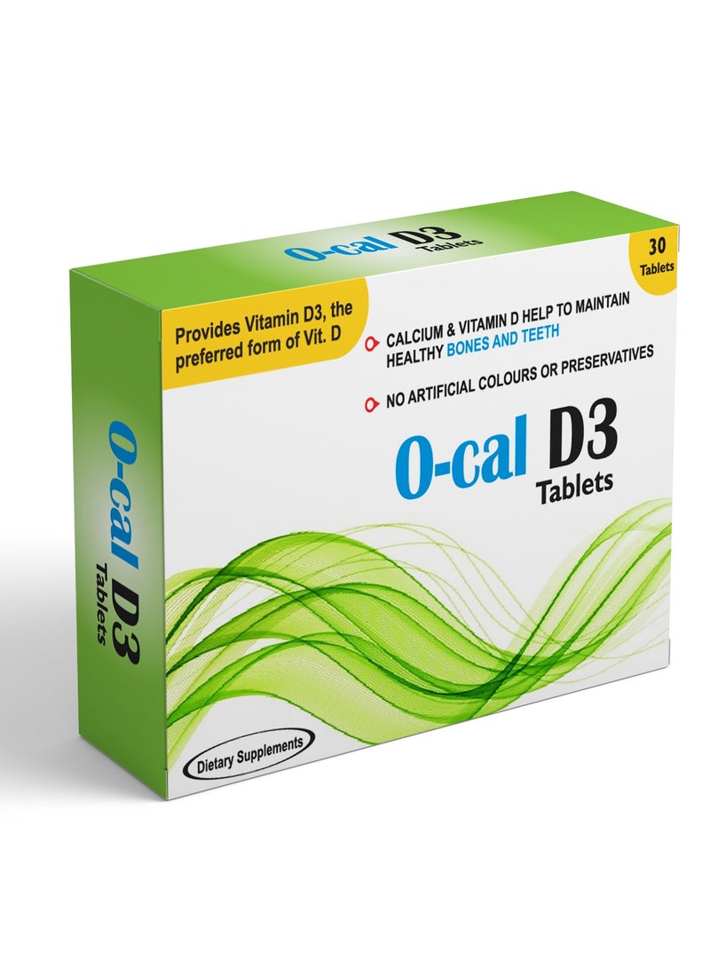 Vox Dei Labs Vox Dei O-Cal D3 Tab 30S