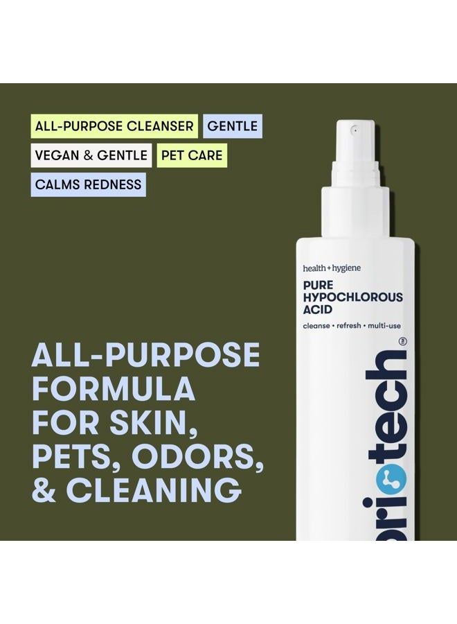 BRIOTECH رذاذ ومنظف حمض الهيبوكلوروس النقي، محلول HOCl العلاجي الأصلي الممتاز، منظف متعدد الاستخدامات، معتمد من العائلة وصديق للحيوانات الأليفة، 8 أونصات سائلة - Image 2