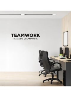 Spoil Your Wall Teamwork Makes The Dream Work Quotes Wall Sticker, Wall Arts Home Décor Wall Decals, 90x20 cm by Spoil Your Wall 