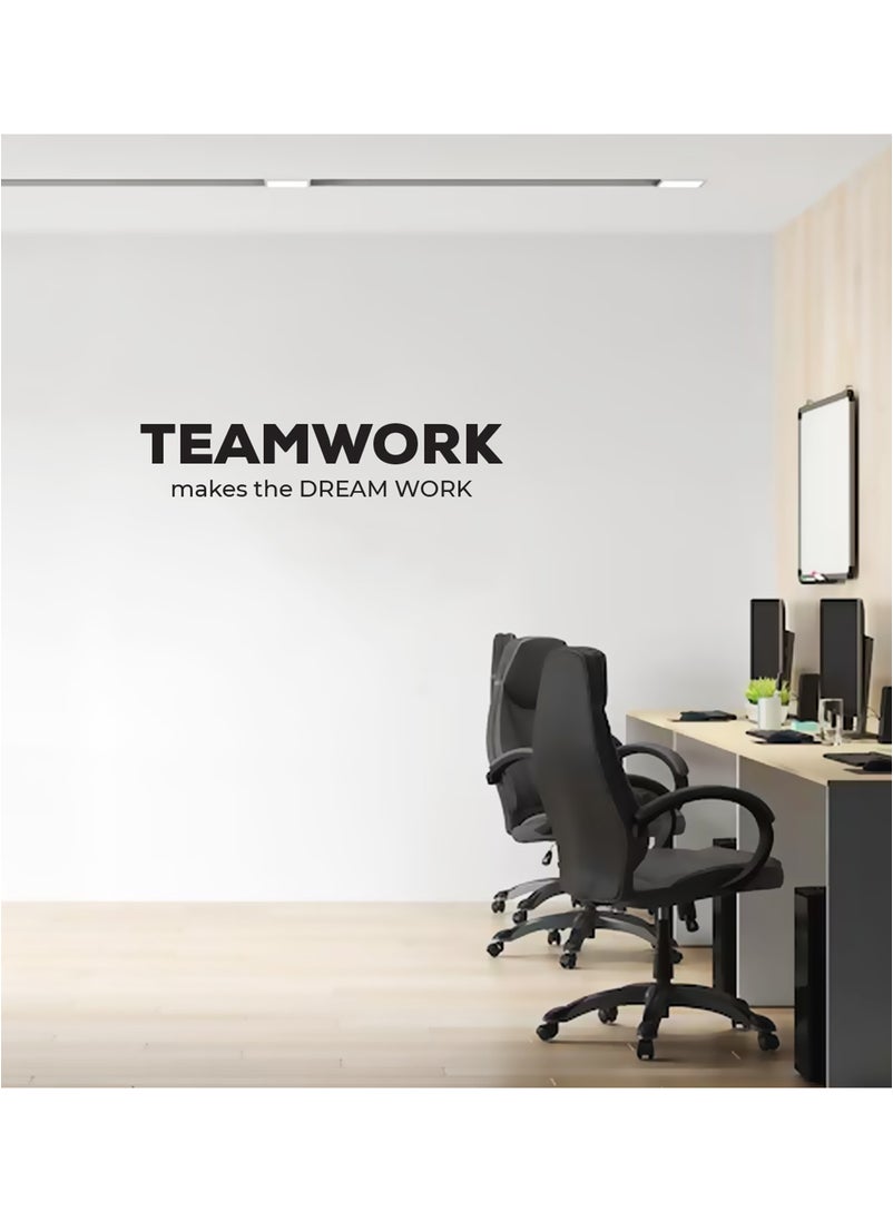 Spoil Your Wall Teamwork Makes The Dream Work Quotes Wall Sticker, Wall Arts Home Décor Wall Decals, 90x20 cm by Spoil Your Wall 