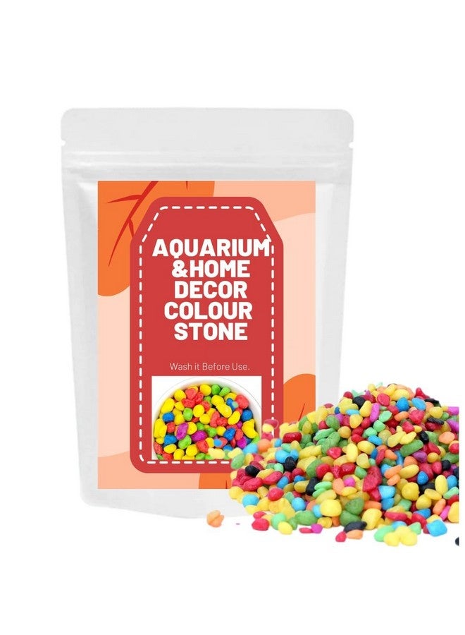 VAYINATO Decorative Mixed Peables Colour Stone For Aquarium Fish Tank And Indoor Home Decoration And Garden Decor (2.2 Lbs Pack) By Petzlifeworld - Image 1