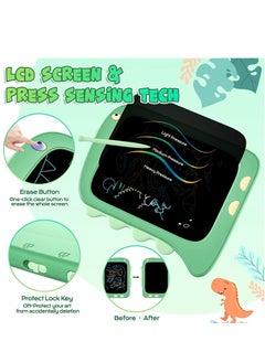Generic LCD Writing Tablet Toddler Girl Travel Toys, 8.5 Inch Doodle Board Drawing Pad Girl Birthday Gifts, Drawing Tablets for 2-8 Years Old Kids (Green)  - Image 4