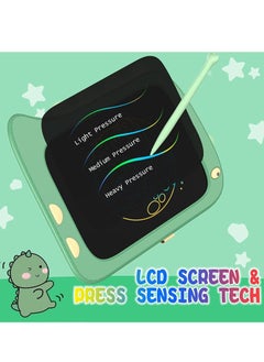 Generic LCD Writing Tablet Toddler Girl Travel Toys, 8.5 Inch Doodle Board Drawing Pad Girl Birthday Gifts, Drawing Tablets for 2-8 Years Old Kids (Green)  - Image 3