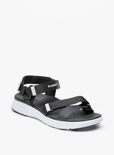 Kappa Women's Textured Floaters with Hook and Loop Closure