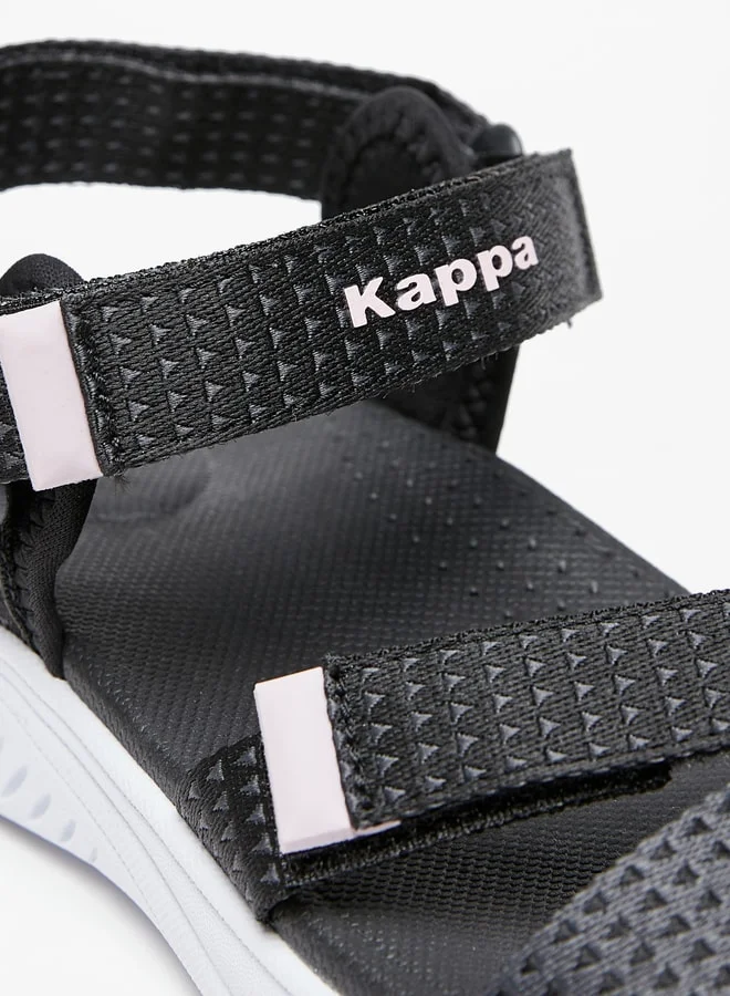 Kappa Women's Textured Floaters with Hook and Loop Closure