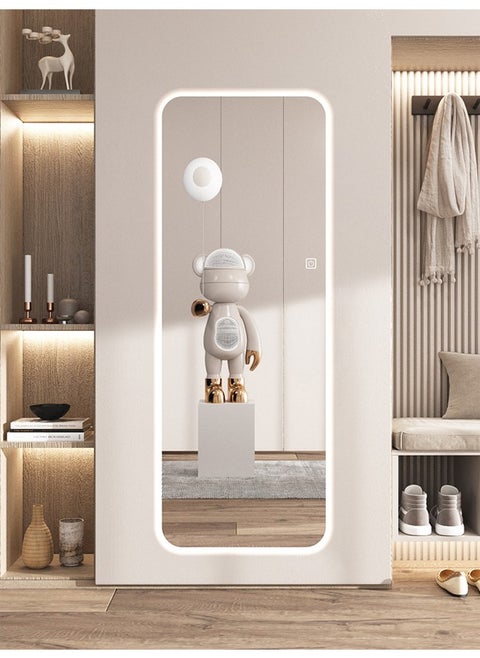 HD Wall Mounted Rectangular Full Length LED Mirror 40 X 150 CM