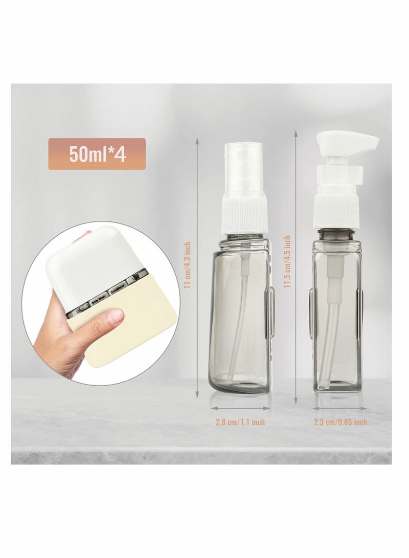 KASTWAVE Travel Bottles Leak Proof Containers For Toiletries Airplane Accessories Kits For Liquid Travel Size Accessories and Shampoo Conditioner Bottles - Image 2