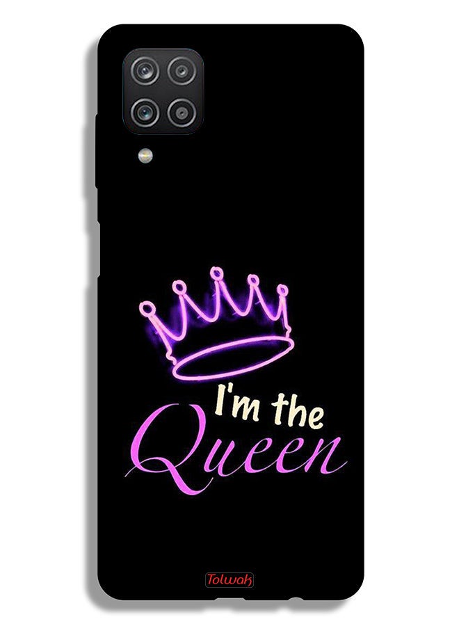 Tolwak Samsung Galaxy A12 Protective Case Cover I Am The Queen - Image 1