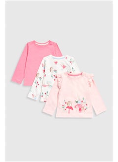 mothercare Enchanted Garden T-Shirts - 3 Pack  - Image 1