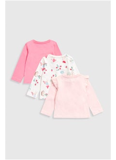 mothercare Enchanted Garden T-Shirts - 3 Pack  - Image 2