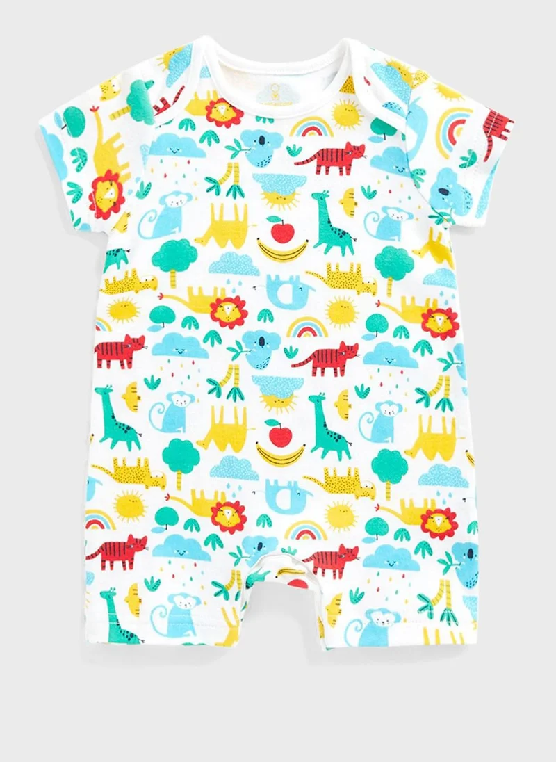 mothercare Infant 3 Pack Assorted Romper