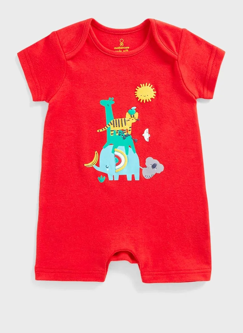 mothercare Infant 3 Pack Assorted Romper