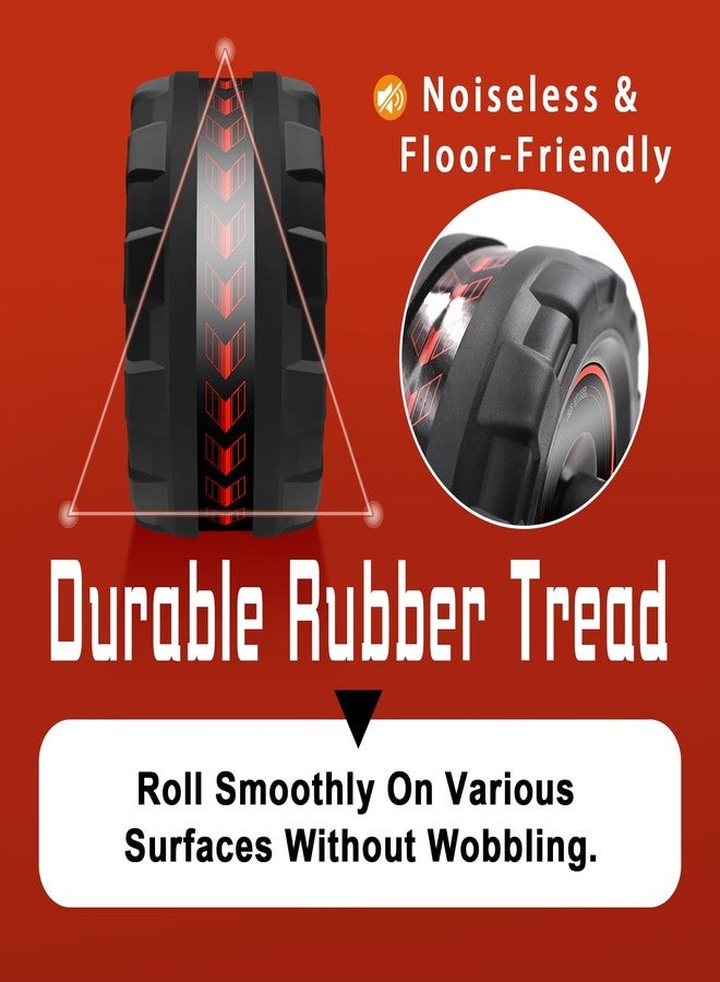FEELCAT Ab Roller Wheel,Stable Wide Wheel For Beginner,Men,Women,Abs & Core Workout Equipment For Home Gym With Knee Pad,Abdominal Wheel For Full-Body Strength Training (Blue wide wheel) - Image 5