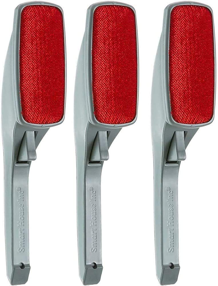 Pet Hair Remover  Reusable Lint Brush Dog or Cat Fur  Lint Remover with Swivel Head Perfect for Furniture Couch Carpet 3Pack