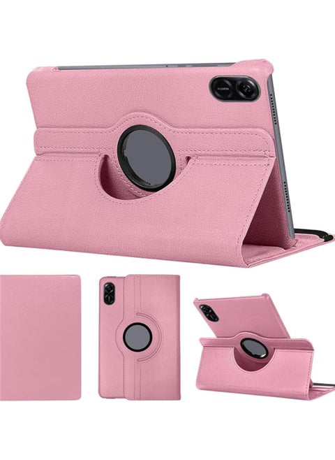 Case Compatible with Honor Pad X9/X8 ProCase 11.5inch 2023, PU Leather Case, 360° Rotatable Multi-Angle Protection Stand Protective Tablet Case for Honor Pad X9/X8 ProCase 11.5inch (Pink)