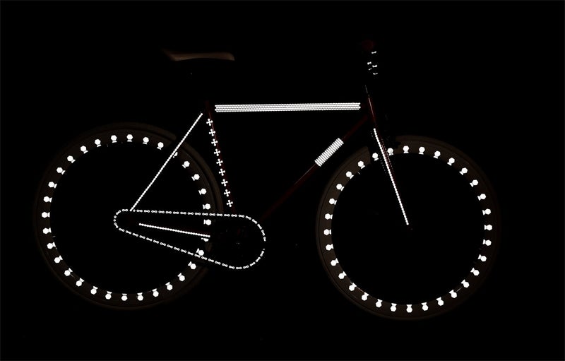 RydeSafe Reflective Decals Multi Shapes Kit Jumbo, White - Image 4