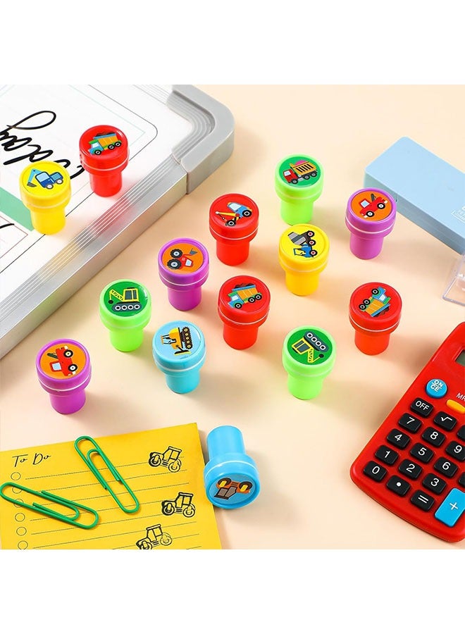 Geustos 30 Pcs Stamps for Kids, Kids Stamps Set Excavator, Self Inking Stamps for Children Birthday Party Gift Bag Filler - Image 4
