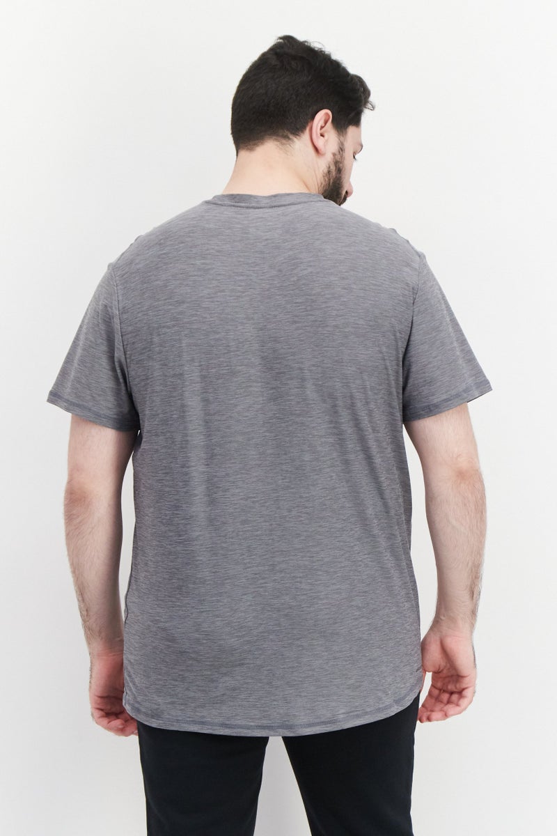 Layer 8 Men Sportswear Fit Training Top, Grey - Image 3