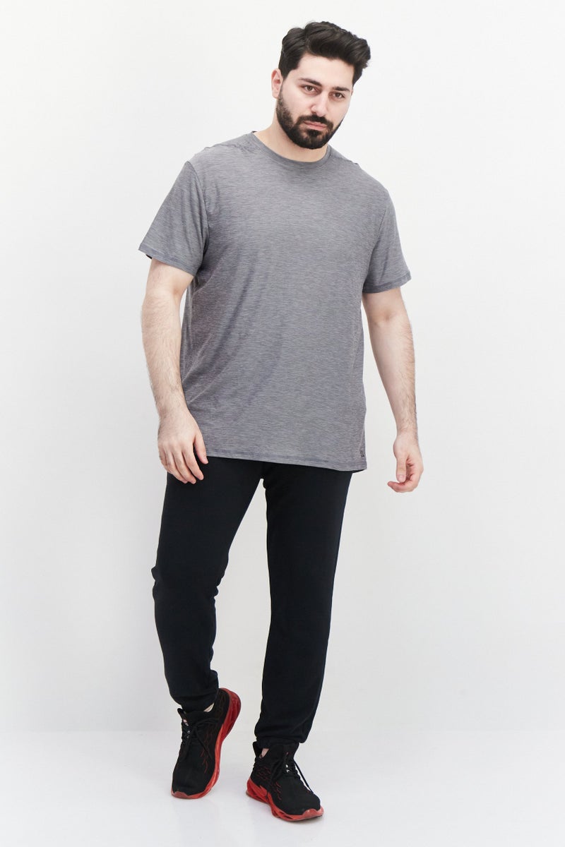 Layer 8 Men Sportswear Fit Training Top, Grey - Image 4